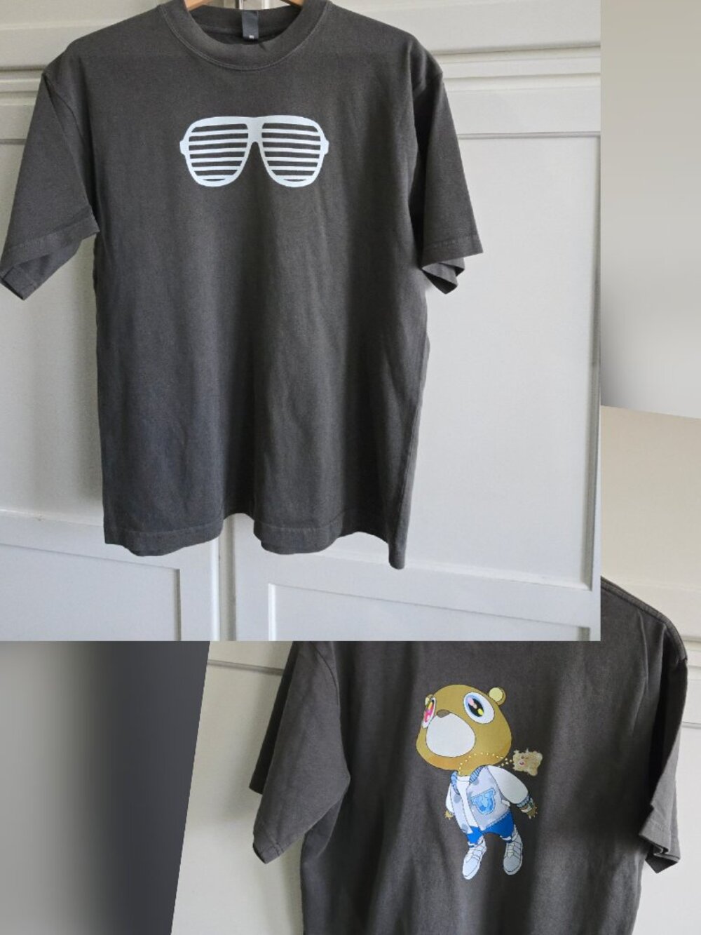 Kanye West Shutter Shades + Graduation TShirt Hip Hop Rap Tee Yeezy Ye
